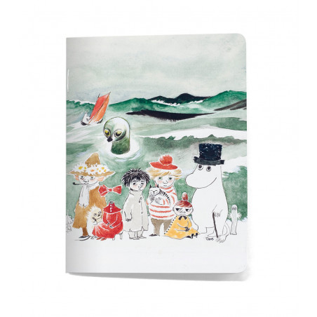 Moomin Small Notebook 9 x 12 cm Sea Monster