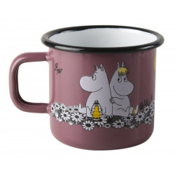 Moomin Enamel Mug Retro Together Forever 0.37 L Outlet 20%