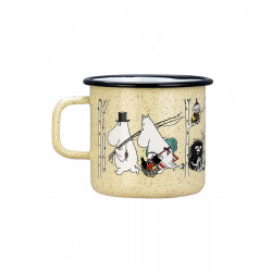 Moomin Enamel Big Mug Campers 0.8 L