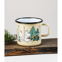 Moomin Enamel Big Mug Campers 0.8 L