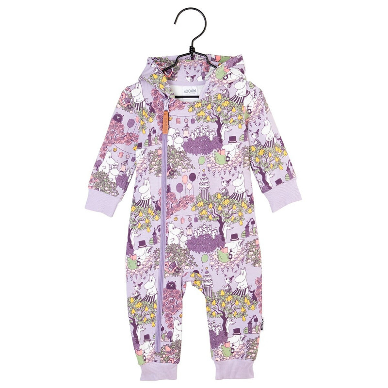 Moomin Party Moment Overall Baby Lilac