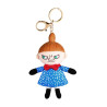 Moomin Keychain Soft Figure Little My Blue Dress 10 cm