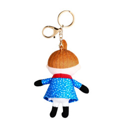 Moomin Keychain Soft Figure Little My Blue Dress 10 cm