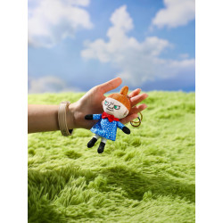 Moomin Keychain Soft Figure Little My Blue Dress 10 cm