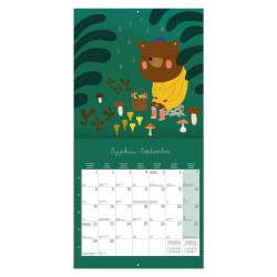 Mira Mallius 2025 Wall Calendar Putinki 30 x 30 cm