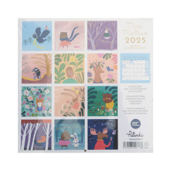 Mira Mallius 2025 Wall Calendar Putinki 30 x 30 cm