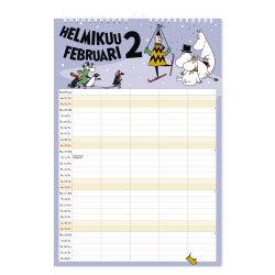 Moomin 2025 Family Calendar Putinki 23 x 34 cm 