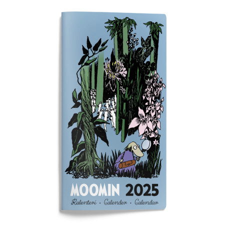 Moomin Slim Pocket Calendar 2025 95 x 180 mm