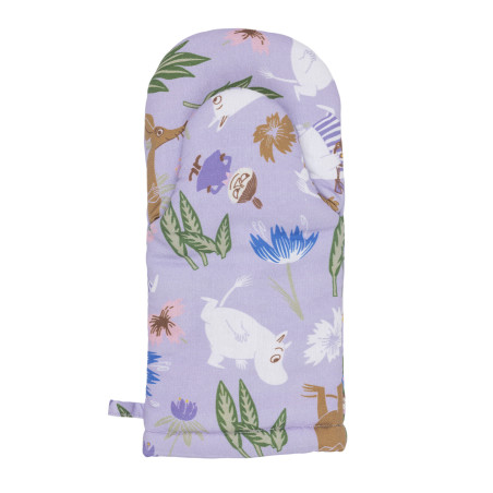 Moomin Oven Mitt Purple 15 x 34 cm