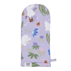 Moomin Oven Mitt Purple 15 x 34 cm