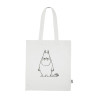 Moomin Moomintroll White Flat Totebag Ecobag Cotton