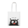 Moomin Stinky Catch Me White Flat Totebag Ecobag Cotton