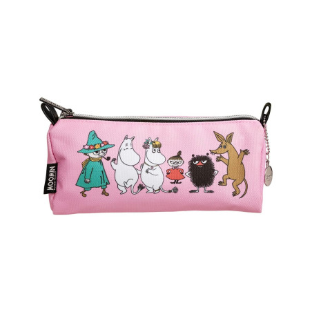 Moomin Ruttu Pencil Case Friends Pink