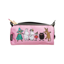 Moomin Ruttu Pencil Case Friends Pink