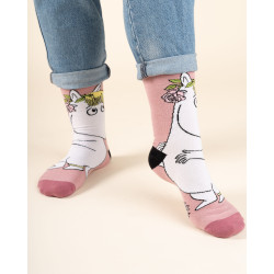 Moomin Rose Maiden Kids' Socks Rose