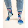 Moomin Flower Horse Socks Blue