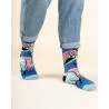 Moomin Flower Horse Socks Blue