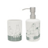 Moomin Toothbrush Holder and Soap Dispenser Set Bath Time