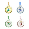 Pippi and Emil Set of 4 Christmas Ball  5 cm 