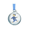 Pippi and Emil Set of 4 Christmas Ball  5 cm 