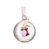 Pippi and Emil Set of 4 Christmas Ball  5 cm 