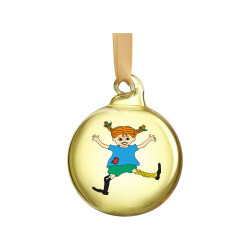 Pippi and Emil Set of 4 Christmas Ball  5 cm 