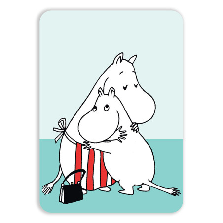 Moomin Postcard Moominmamma Moomintroll Hug