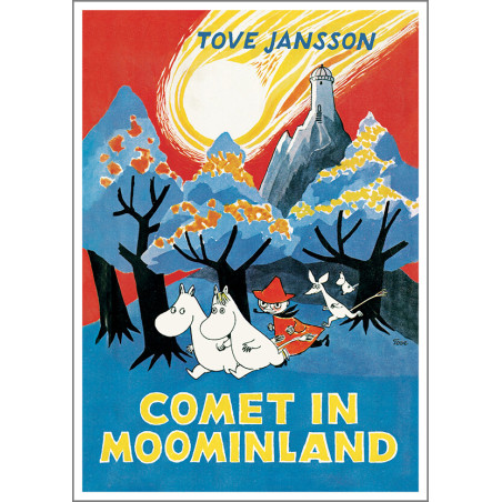 Moomin Postcard Comet in Moominland