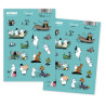 Moomin Stickers A5 Flood