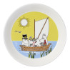 Moomin Collectors Plate Set of 2  Bonfire and Sailing 19 cm