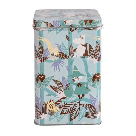 Moomin Tree Crown Square Coffee Tin