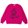 Moomin Manna Sweatshirt Sketch Little My Fuchsia