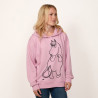 Moomin Salla Hoodie Sketch Snorkmaiden Rose