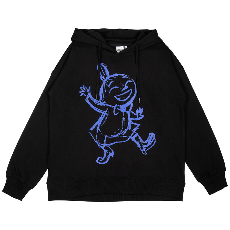 Moomin Salla Hoodie Sketch Little My Black