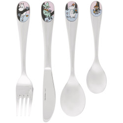 Moomin Children's Cutlery Set Friends Forever Hackman