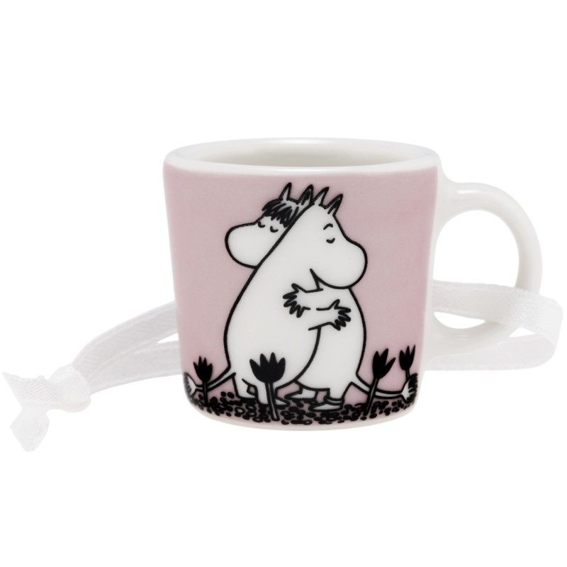 Moomin Mini Mug Love Pink 3.7 cm Arabia