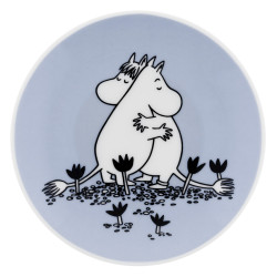 Moomin Mini Plate 10.5 cm Love Blue Arabia