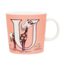 Moomin Large ABC Mug 0.4 L Alphabet U 2025