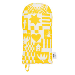 Moomin Oven Mitt 15x34 cm Party Yellow