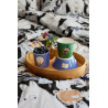 Moomin Duvet Cover Pillowcase Set 150 x 210 cm Comic Strip Black