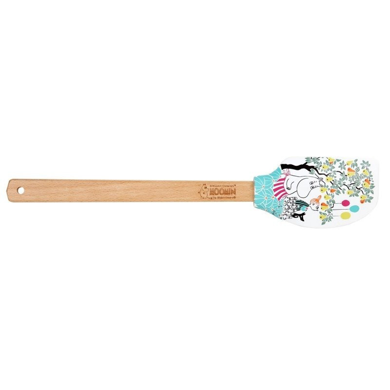 wooden handle spatula