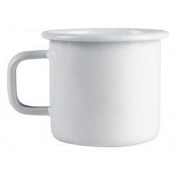 Muurla Enamel Mug Pure White 0.37 L