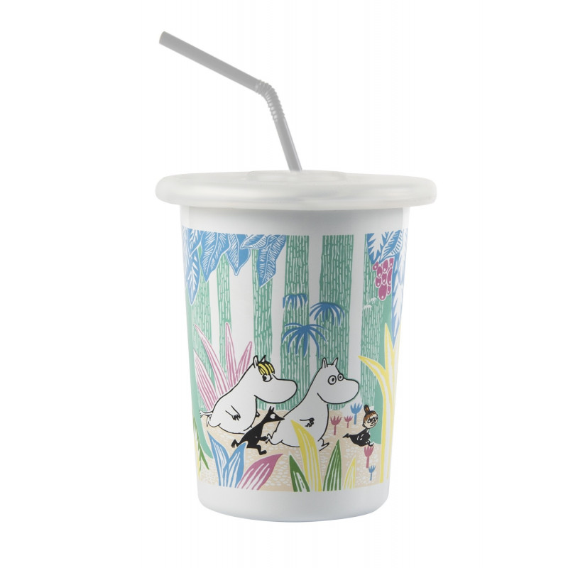 Moomin Enamel Tumbler Moomins in the Jungle 0.5 L Muurla