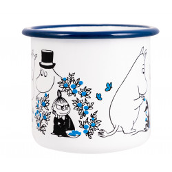 Moomin Enamel Mug 0.37 L Blueberry