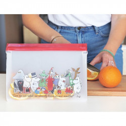 Moomin Characters Zip Lock Reusable Plastic Pouch Bag